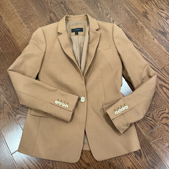 J. Crew Tan Women’s Blazer - Picture 1 of 2